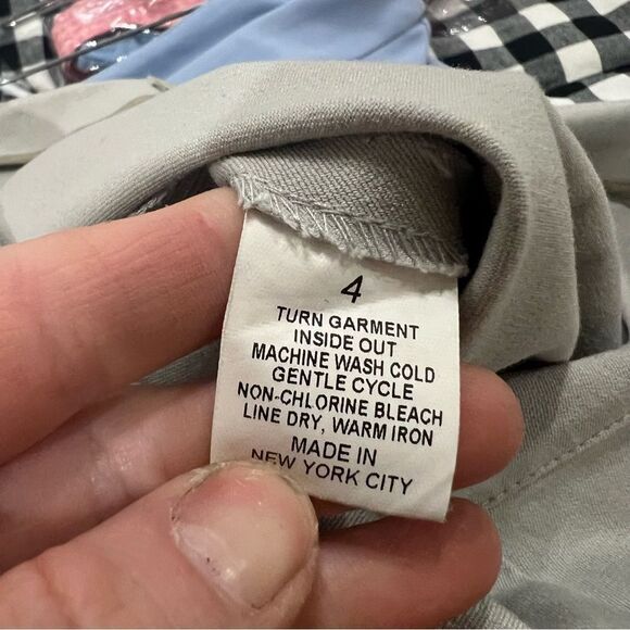 Peace of Cloth Lisa Pant in Dove Gray Ankle Trousers Size 4 - Picture 9 of 10